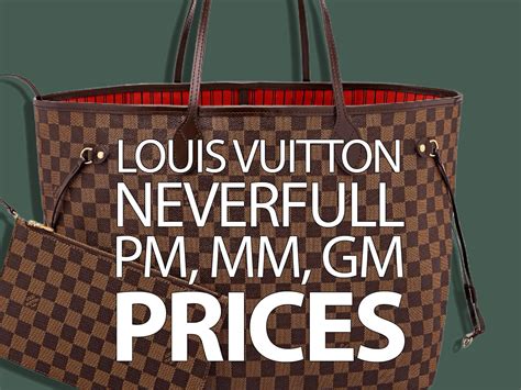 louis vuitton neverfull price euro